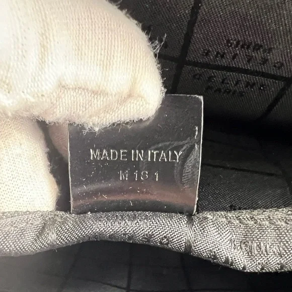 Céline Vintage Structured Tote w/Sculptural Metal Handles, Rare Collector Piece - Picture 11 of 13